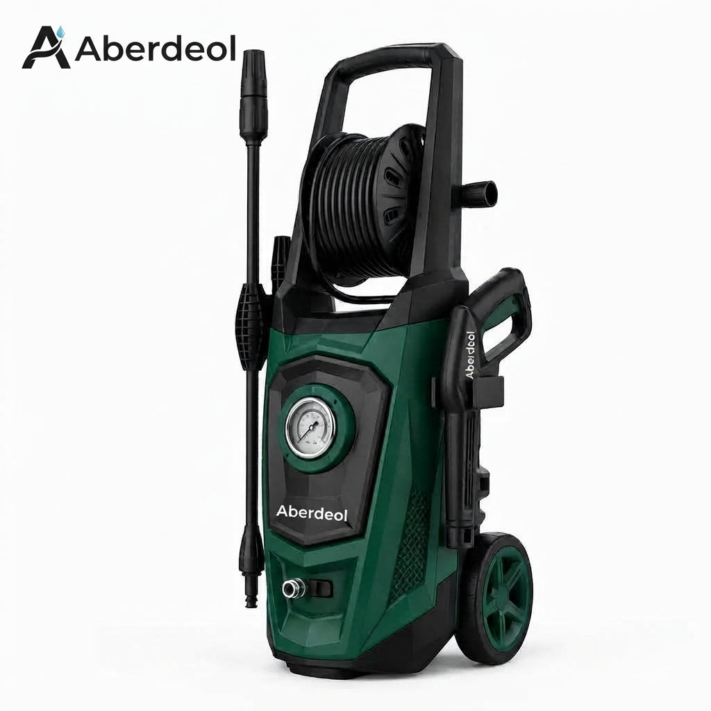 aberdeol PowerFlow 1800W High-Pressure Washer